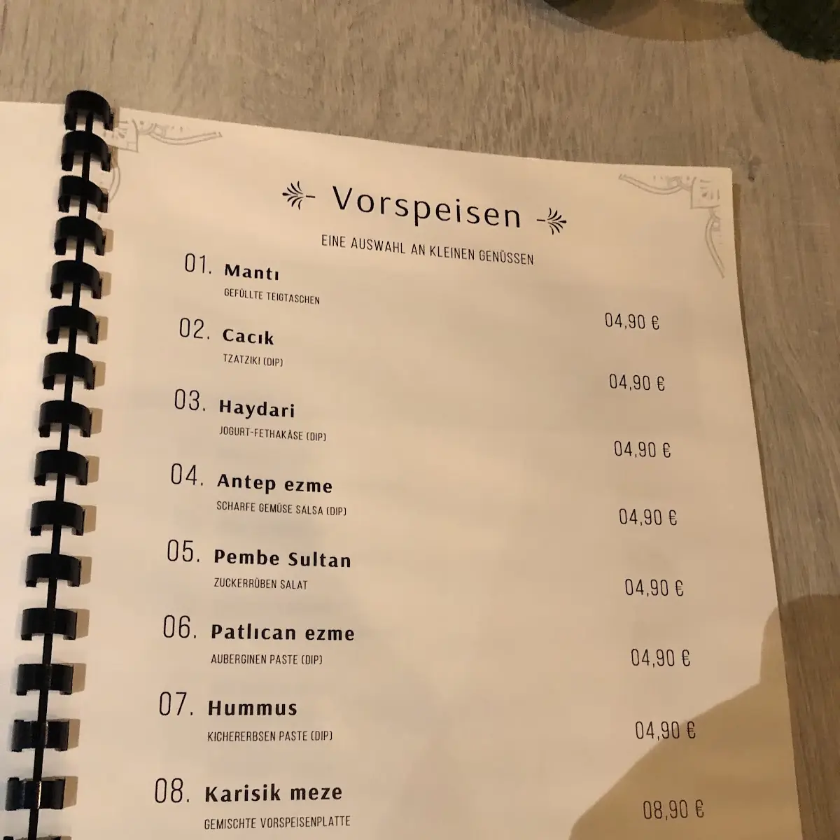 Speisekarte photo 6