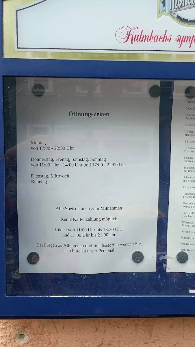 Speisekarte photo 2