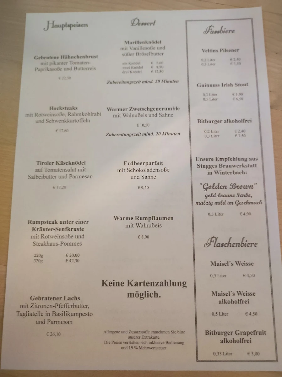 Speisekarte photo 5