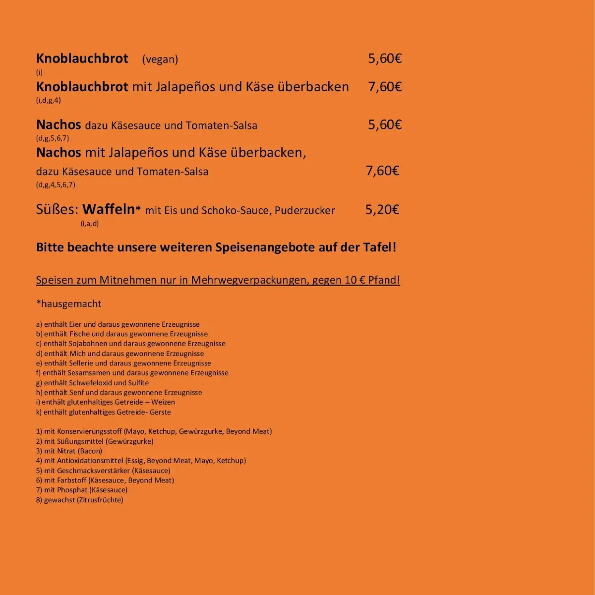 Speisekarte photo 2