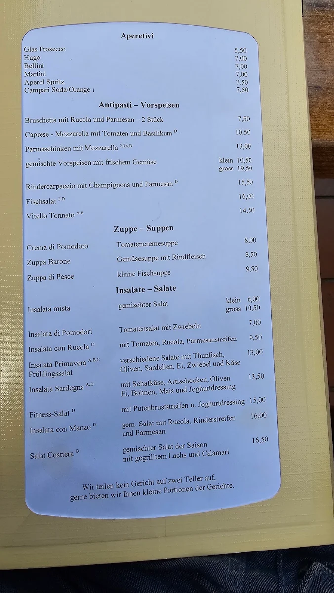 Speisekarte photo 2