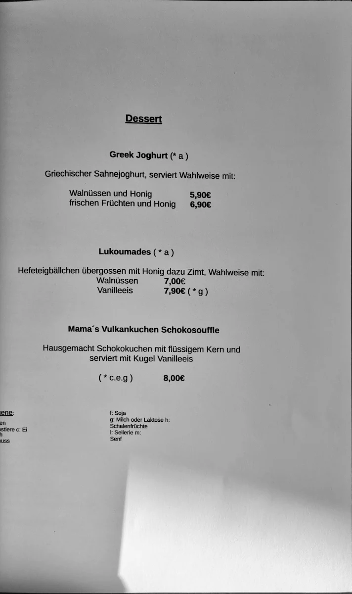 Speisekarte photo 3