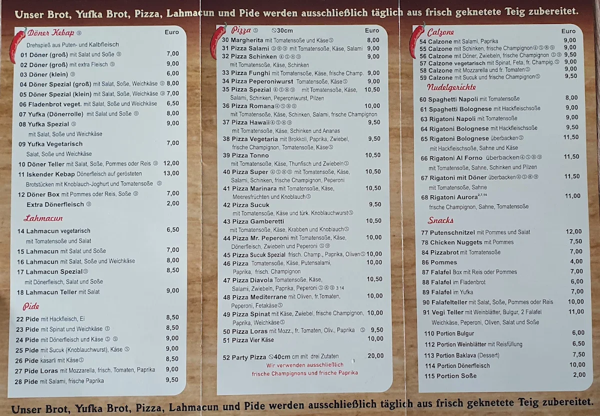 Speisekarte photo 3
