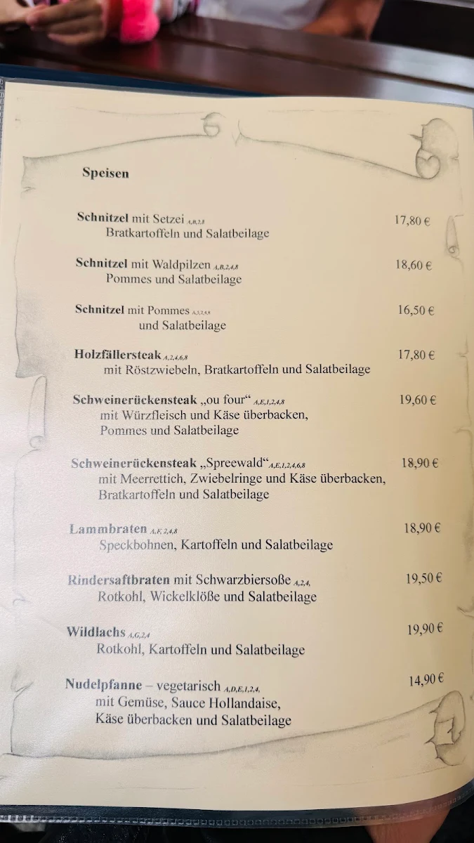 Speisekarte photo 1