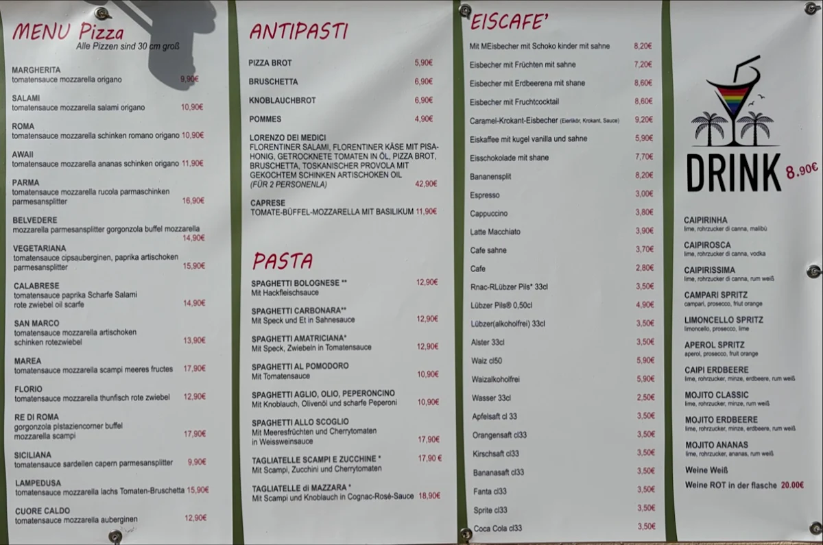 Speisekarte photo 1