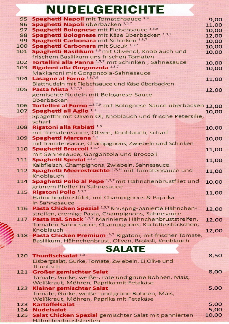 Speisekarte photo 2