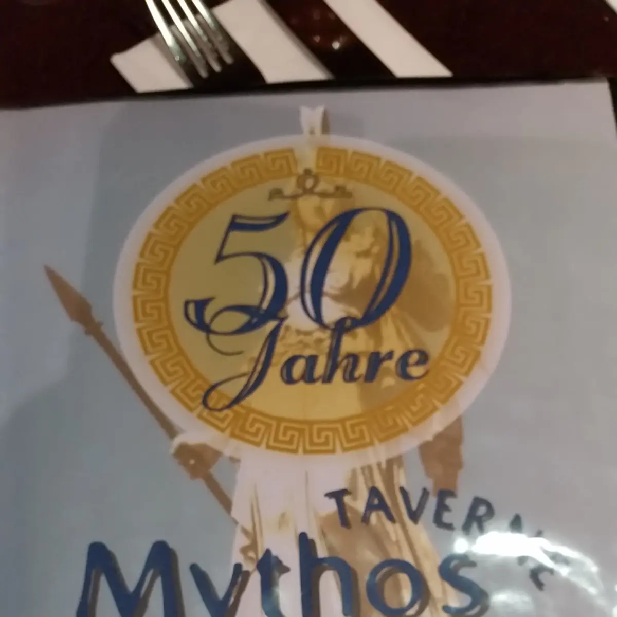 Speisekarte, Taverne Mythos
