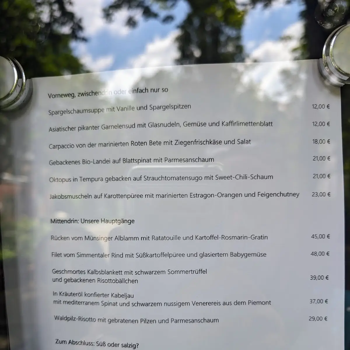 Speisekarte photo 2