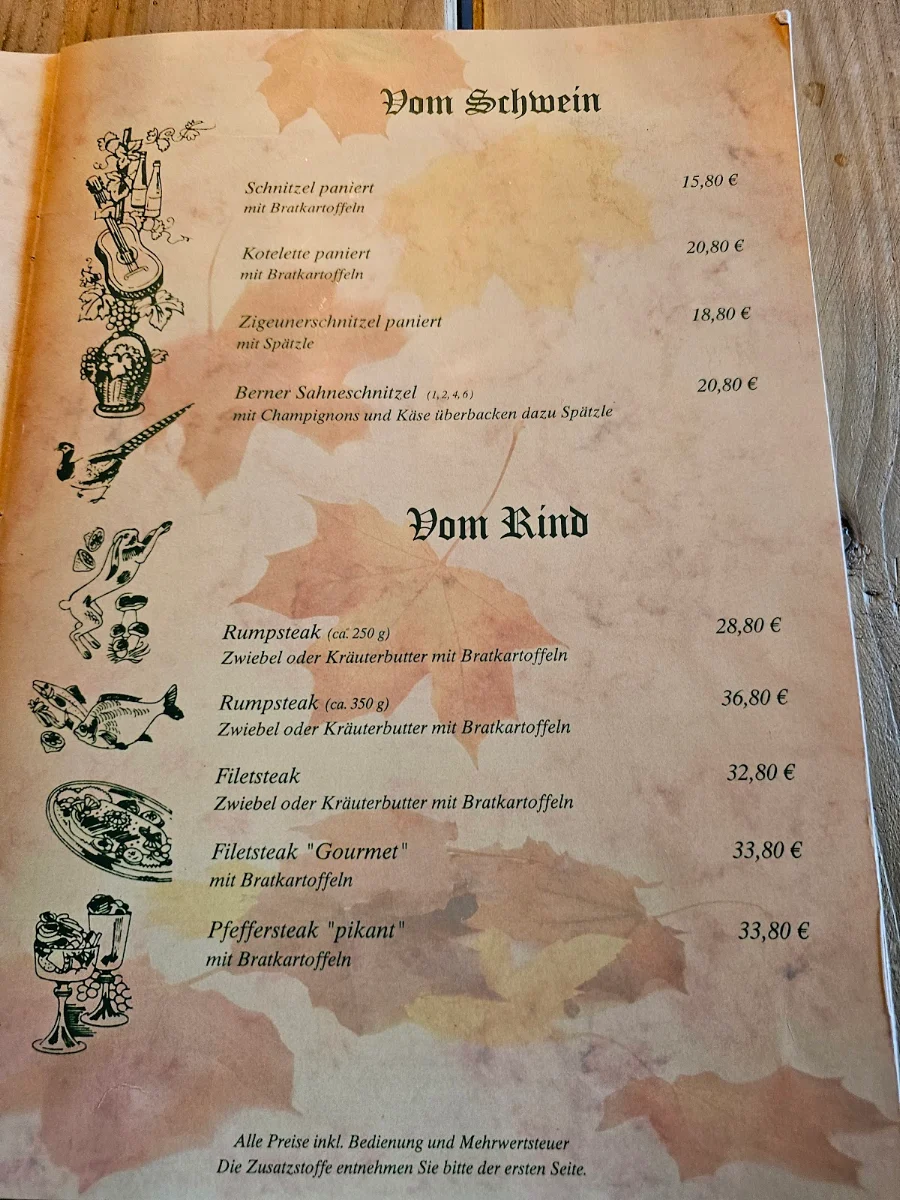 Speisekarte photo 1