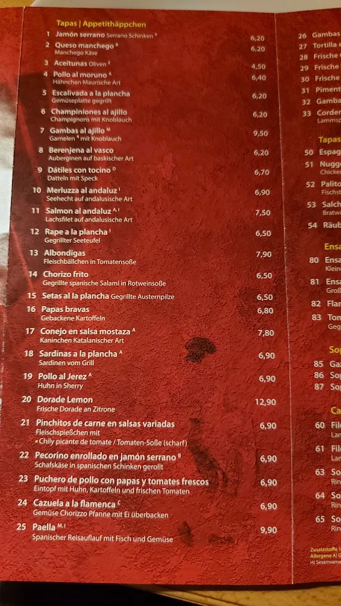Speisekarte photo 1