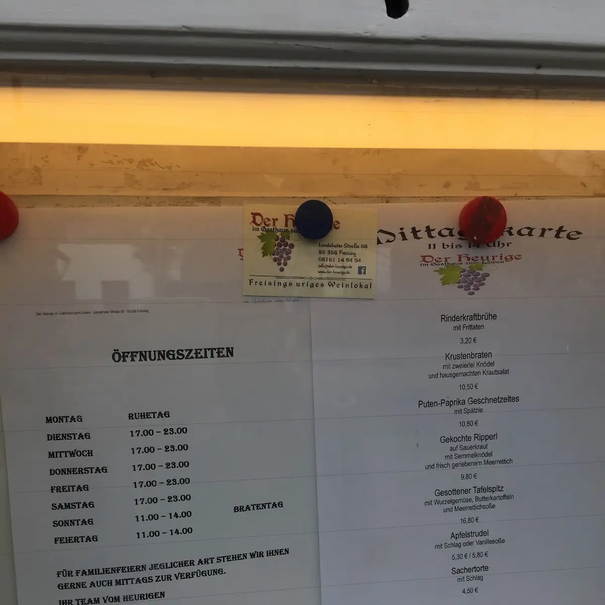 Speisekarte photo 1
