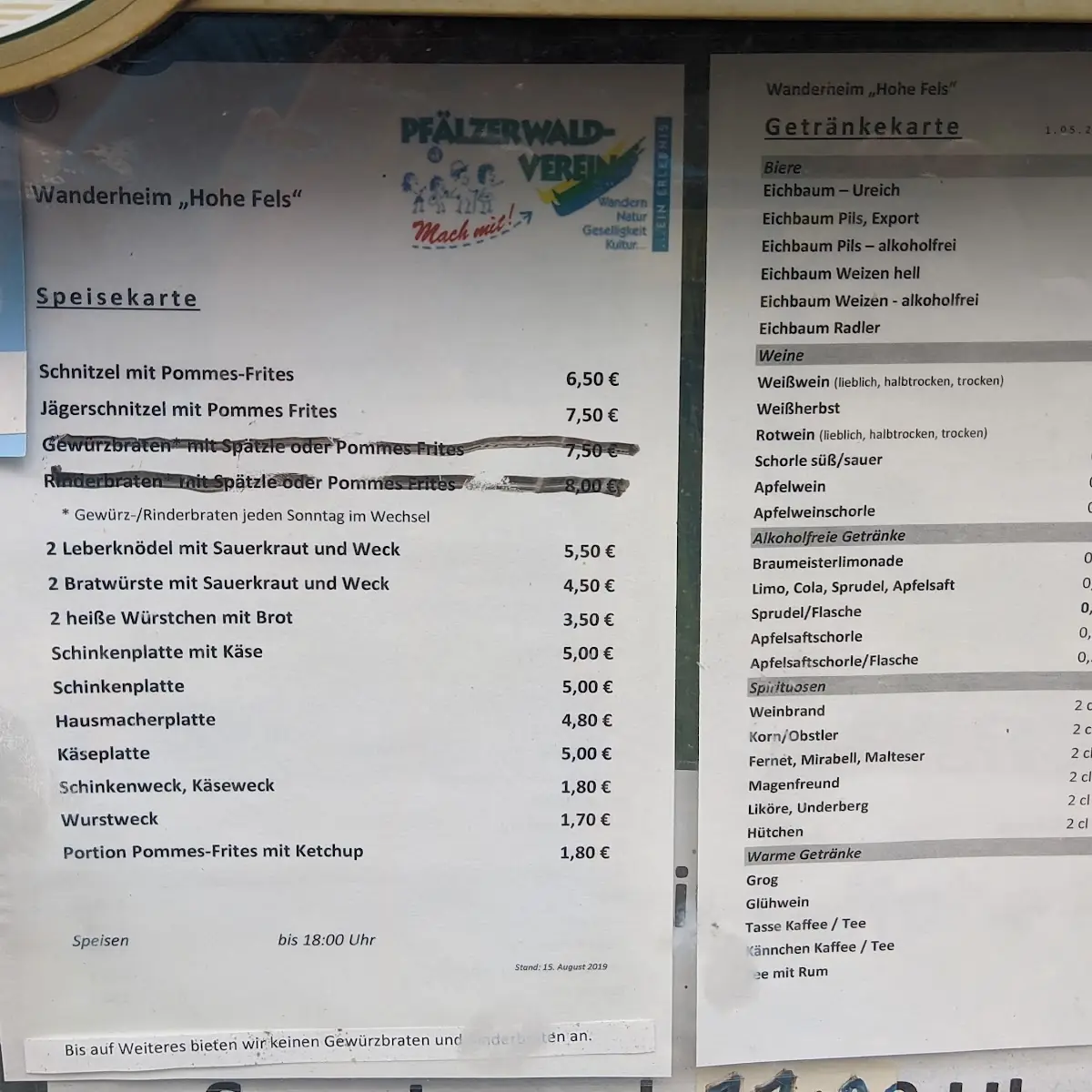 Speisekarte photo 2