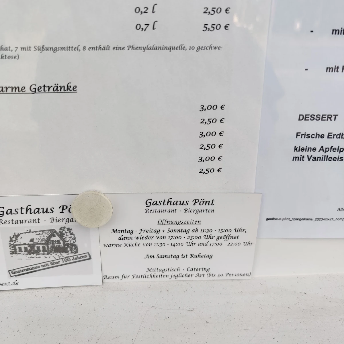 Speisekarte photo 2