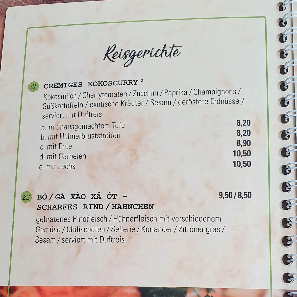 Speisekarte photo 7
