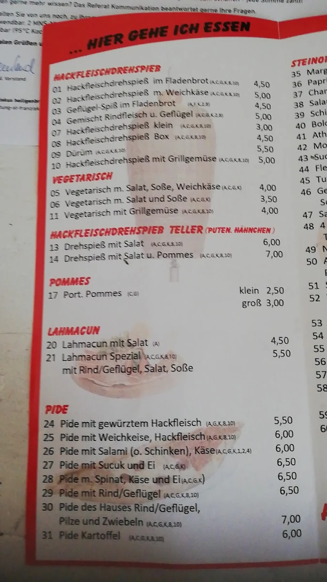 Speisekarte photo 6