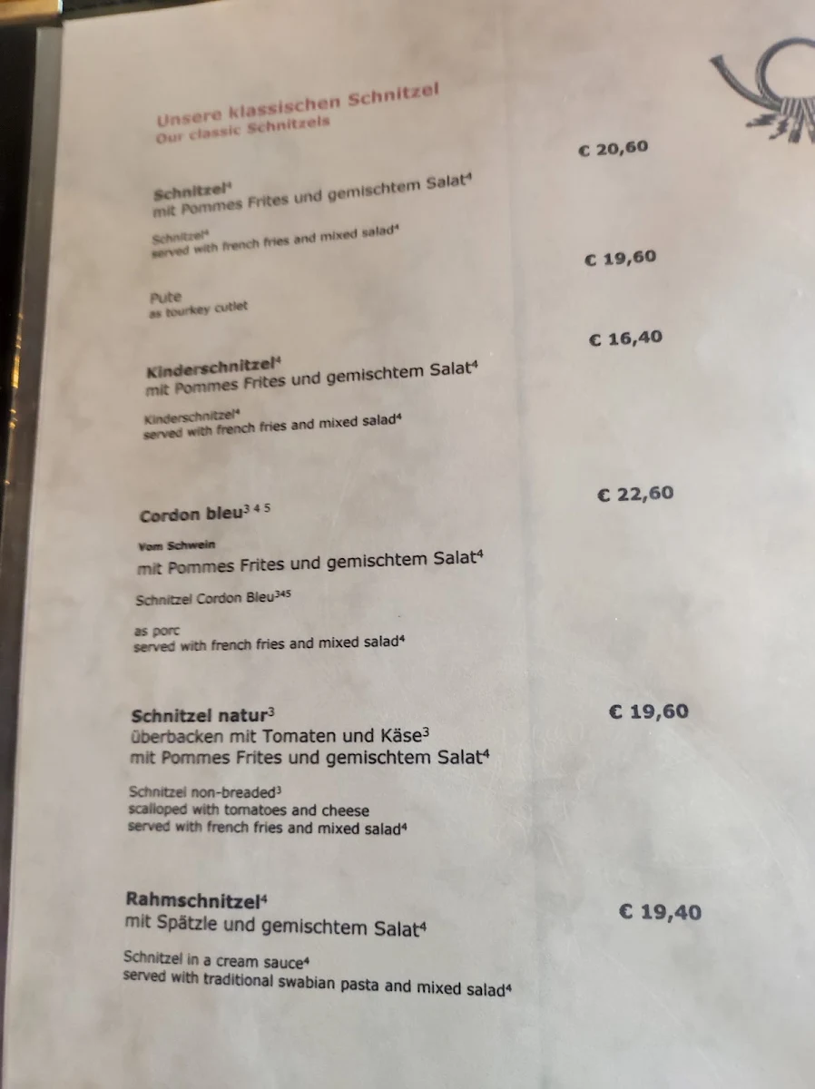 Speisekarte photo 2