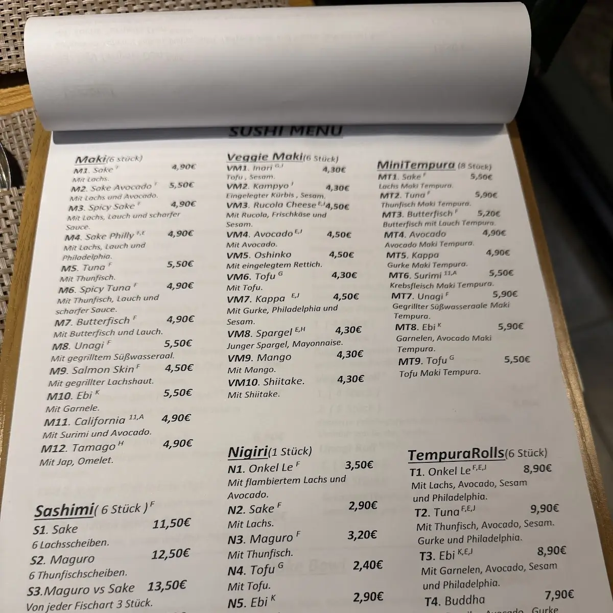 Speisekarte photo 3