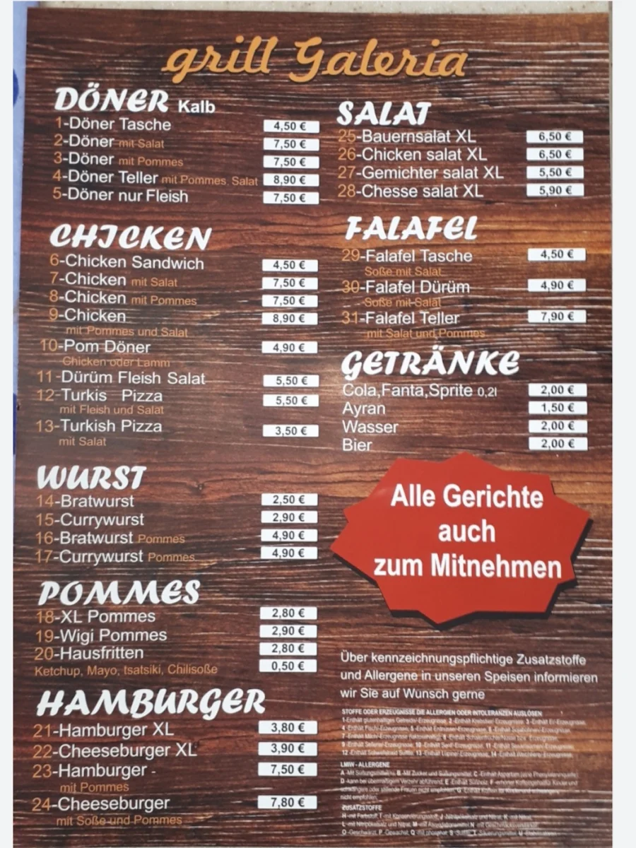 Speisekarte photo 1