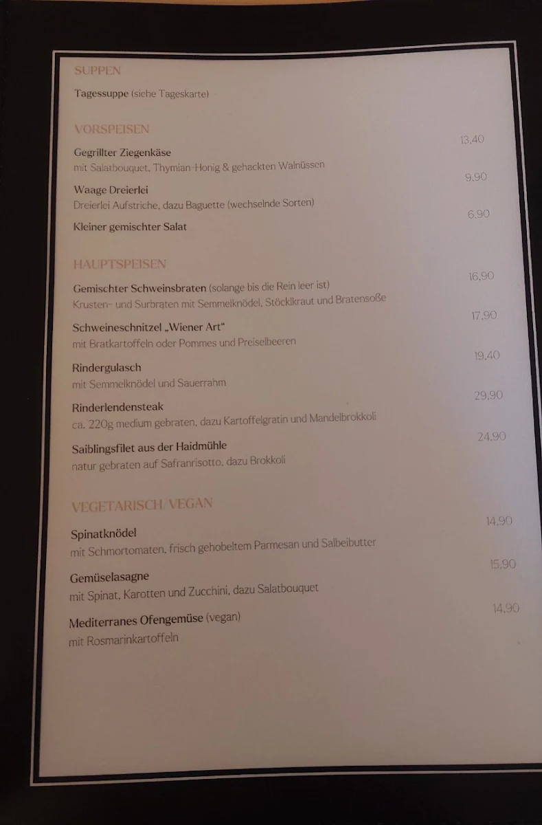 Speisekarte photo 3