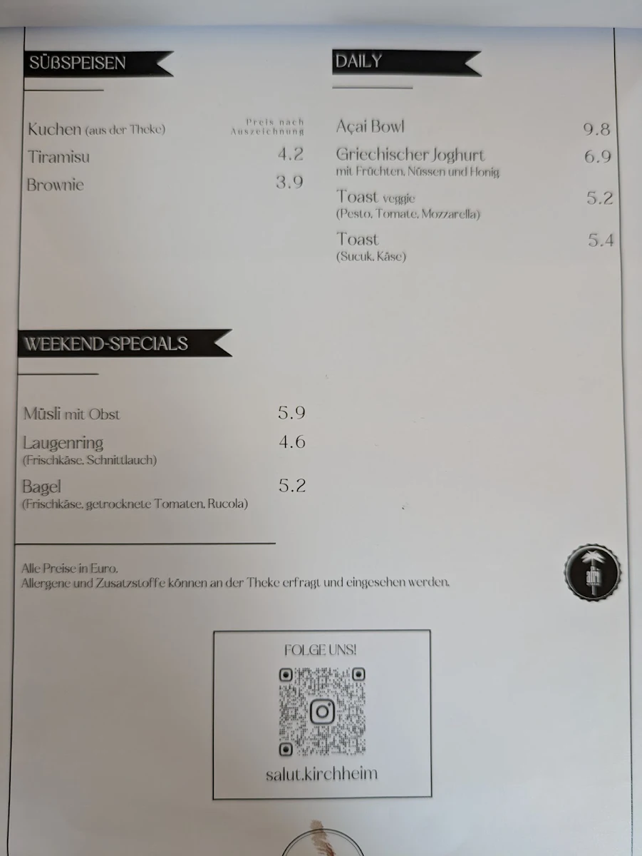 Speisekarte photo 3