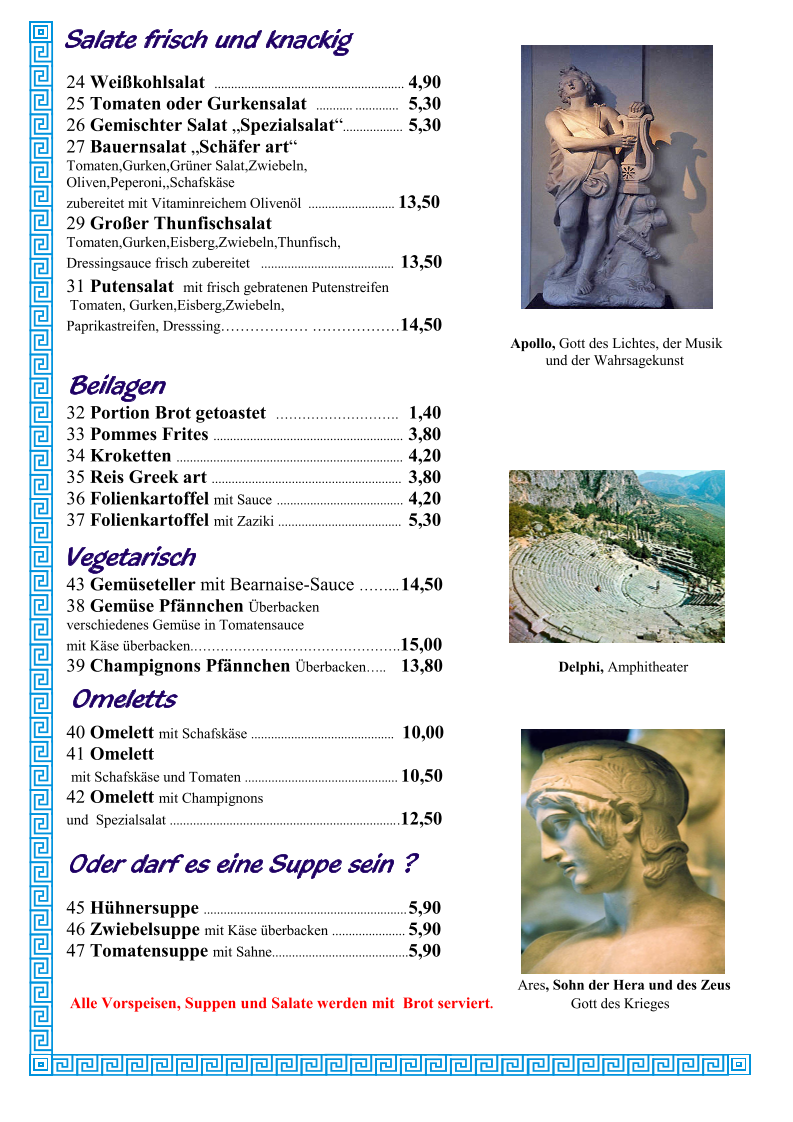 Speisekarte photo 3
