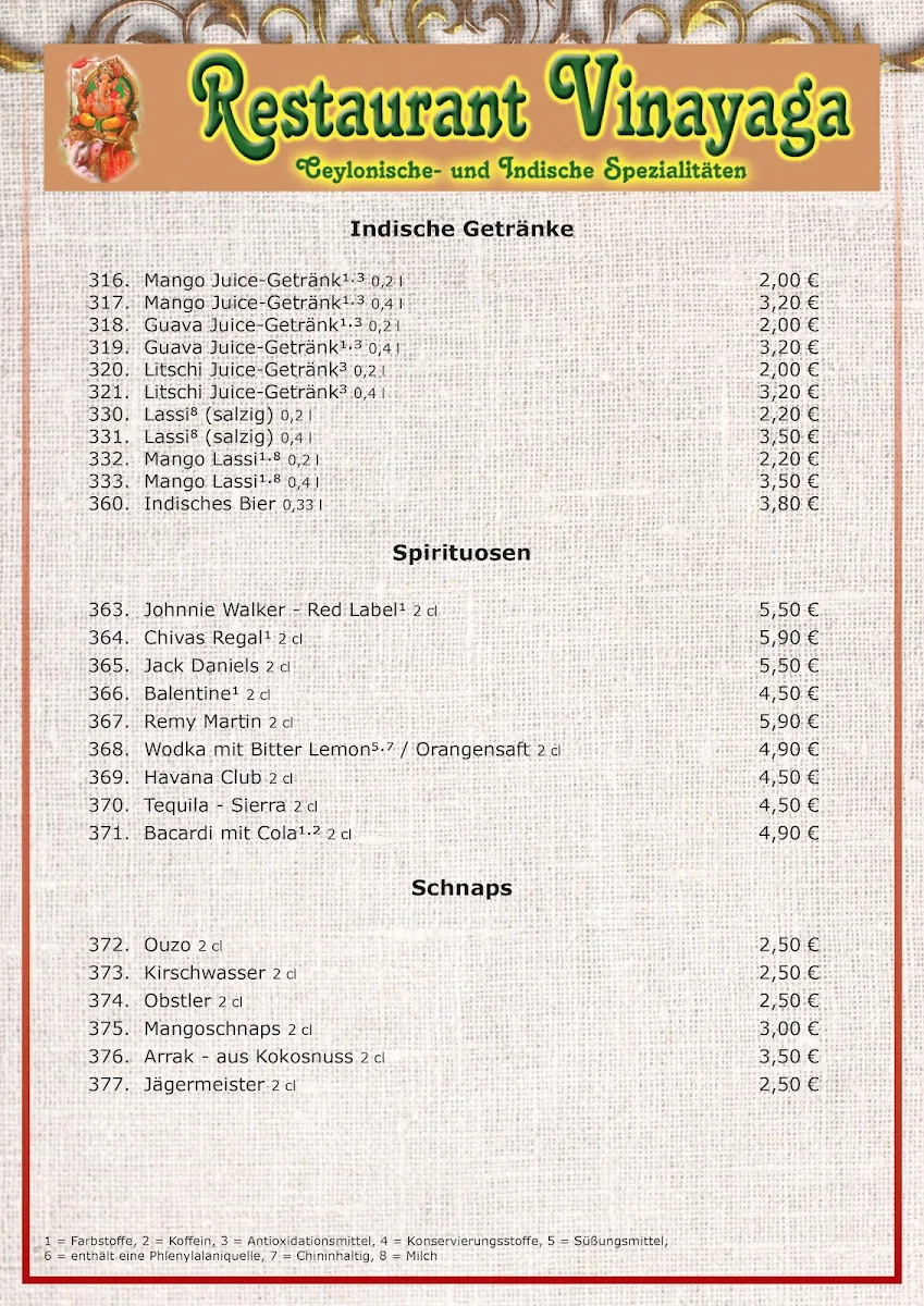 Speisekarte photo 2