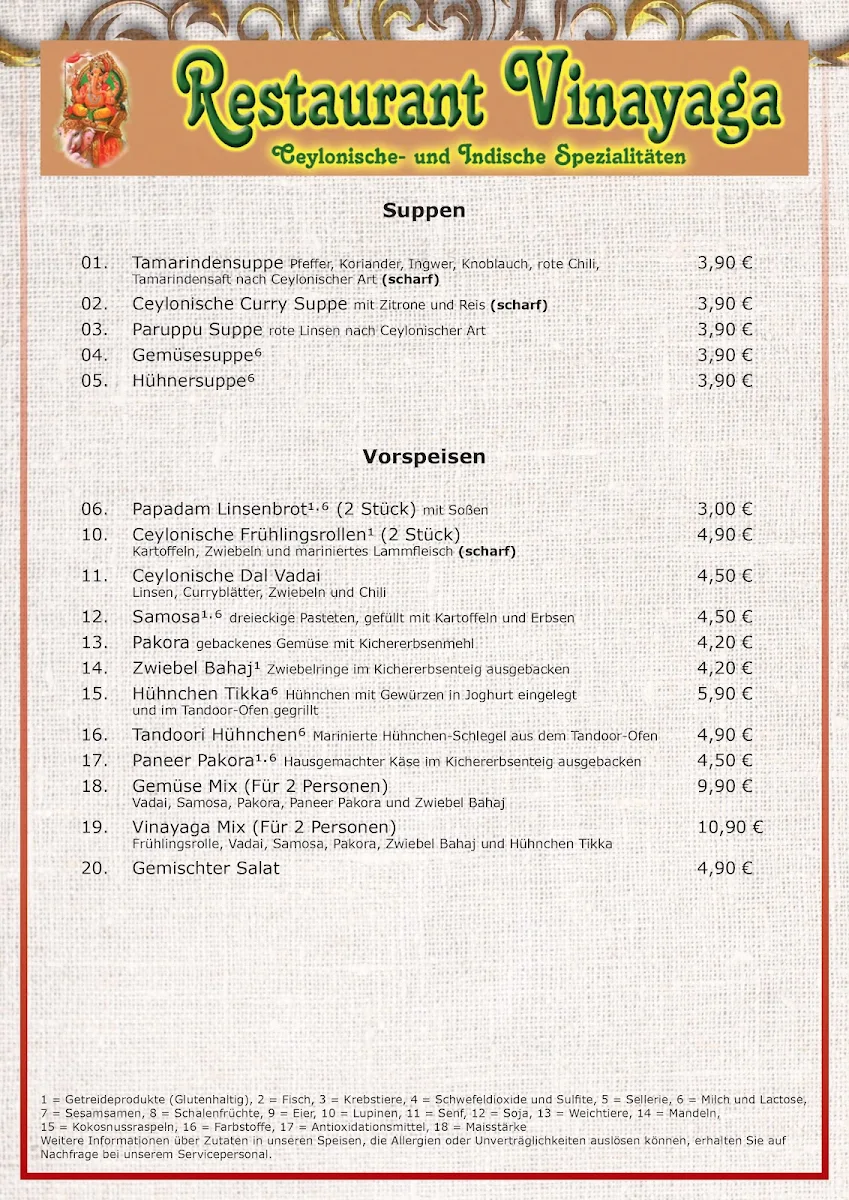 Speisekarte photo 6