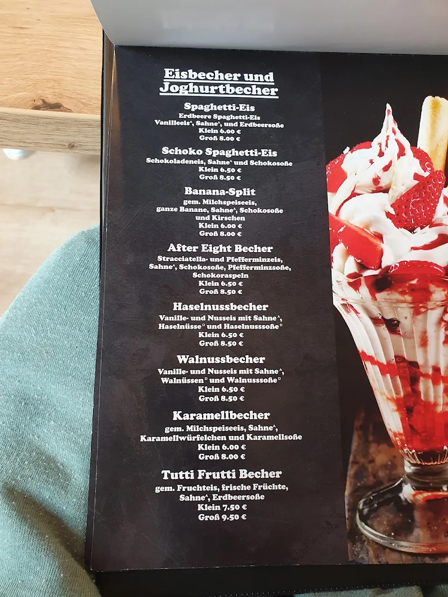Speisekarte, Eiscafe & Breakfast icolori