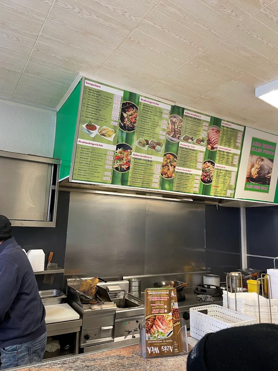Speisekarte, Asia Wok
