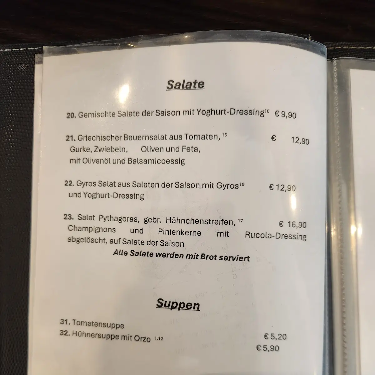 Speisekarte photo 2