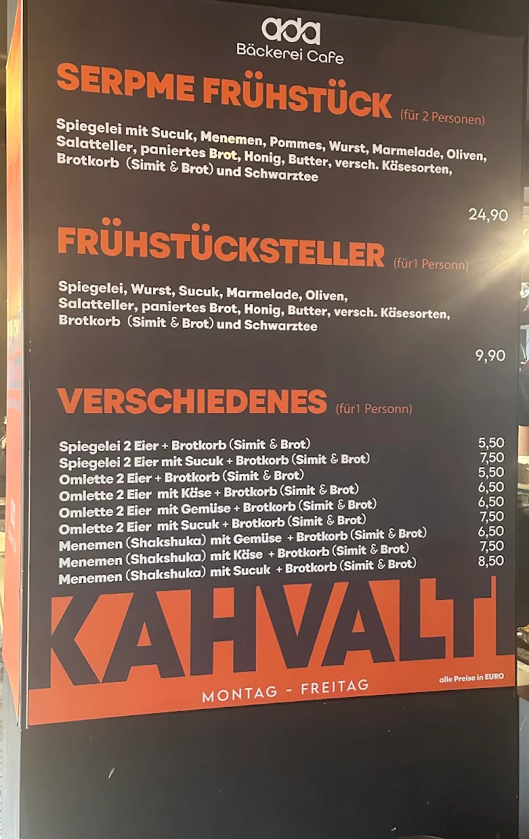 Speisekarte photo 2