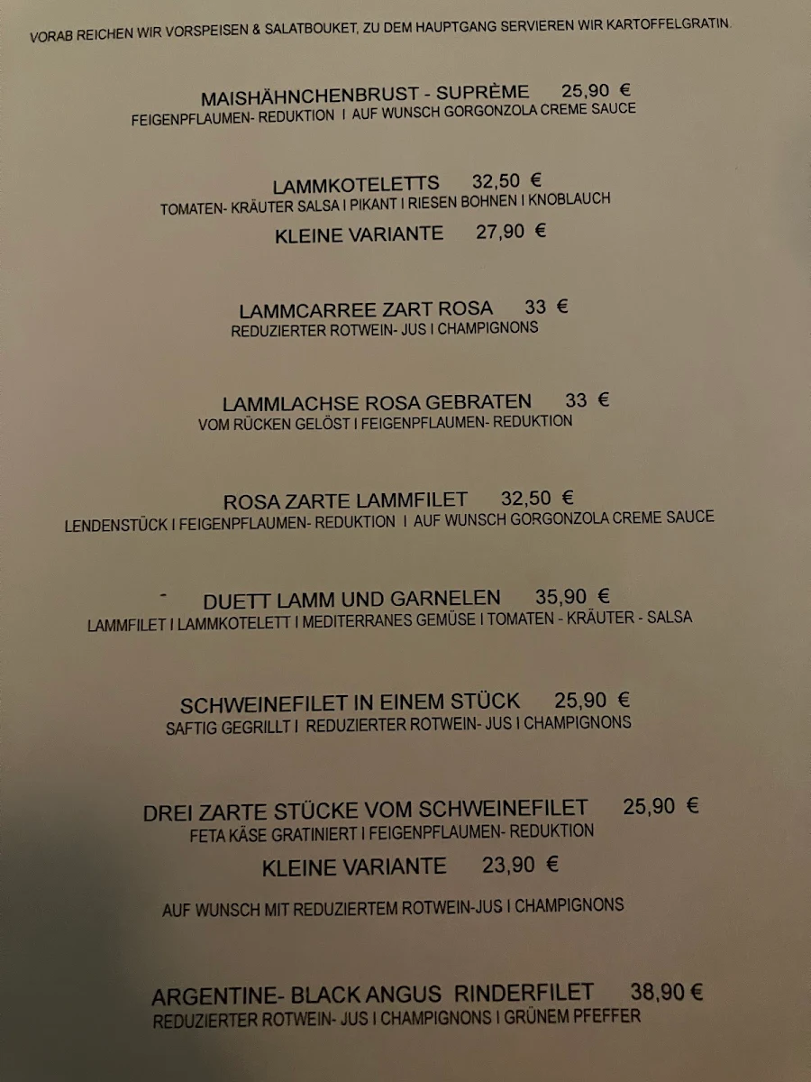 Speisekarte photo 3