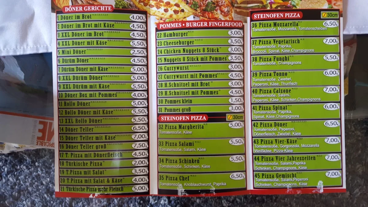 Speisekarte photo 3