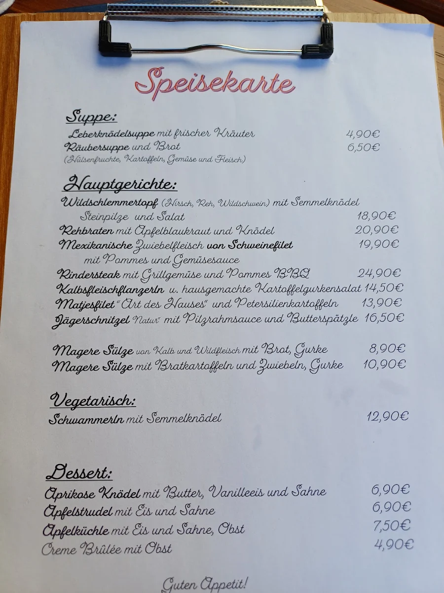 Speisekarte photo 3