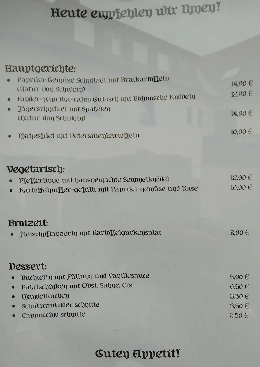 Speisekarte photo 6