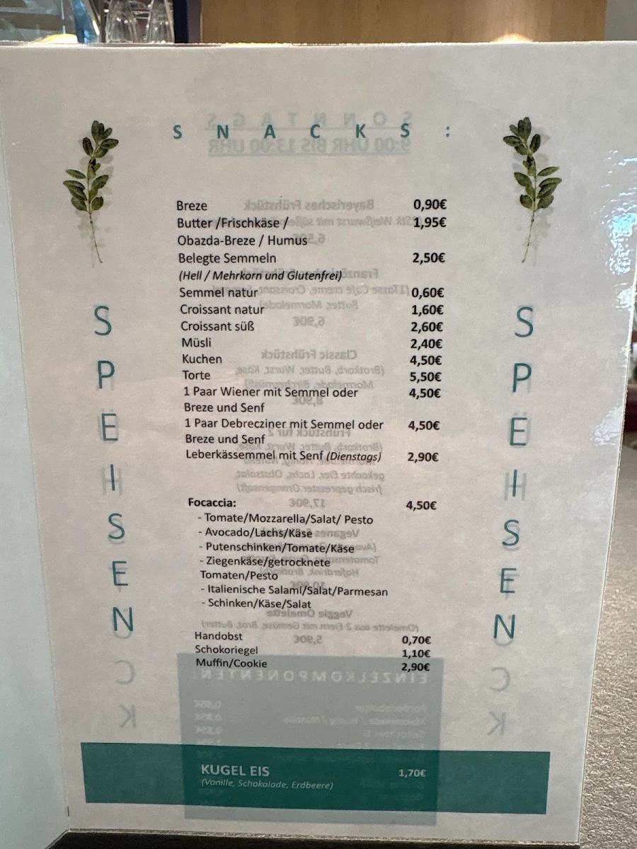 Speisekarte photo 1