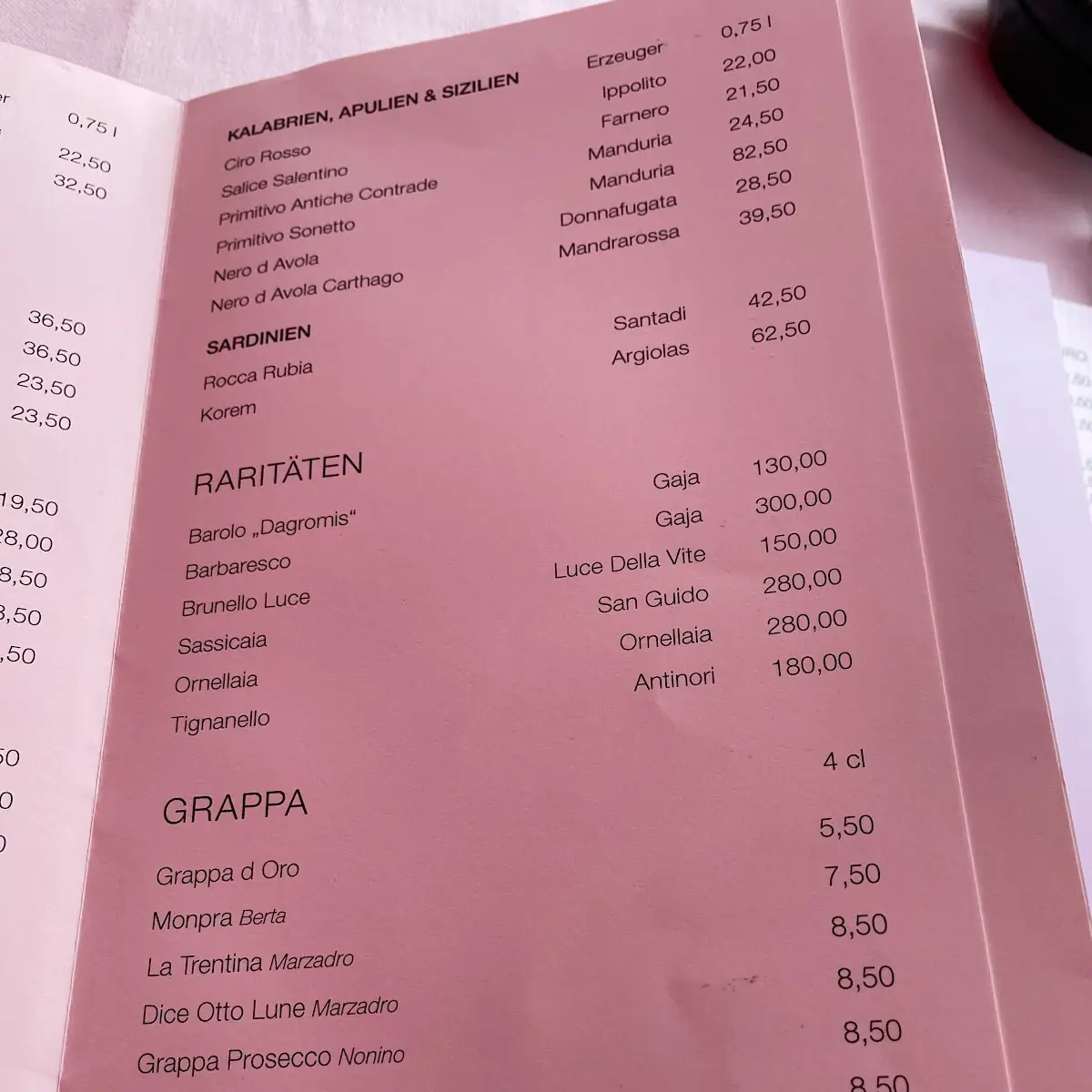 Speisekarte photo 4