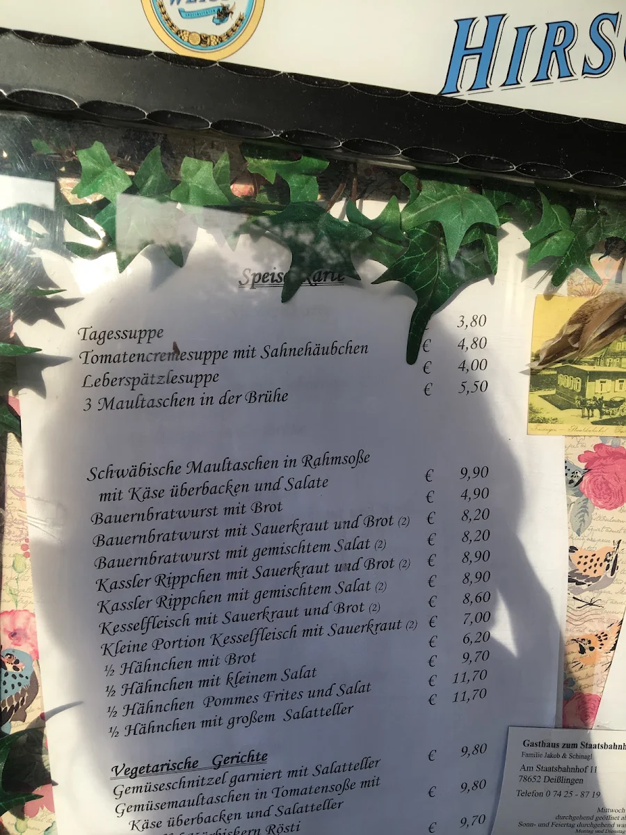 Speisekarte photo 3