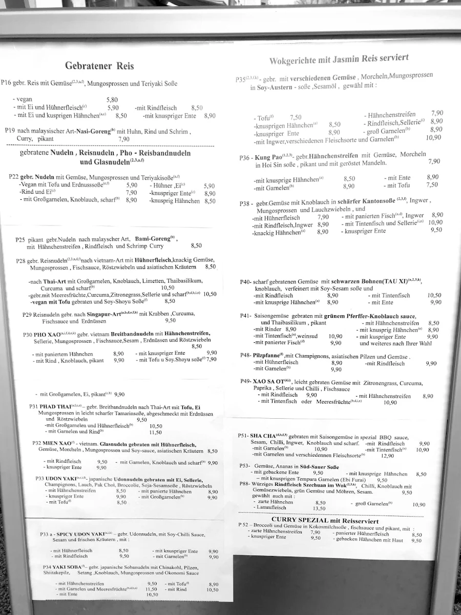 Speisekarte photo 5