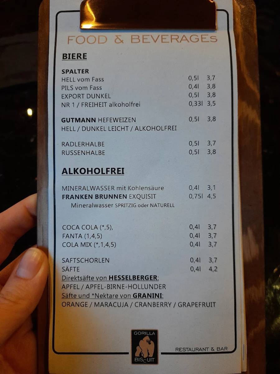 Speisekarte photo 1