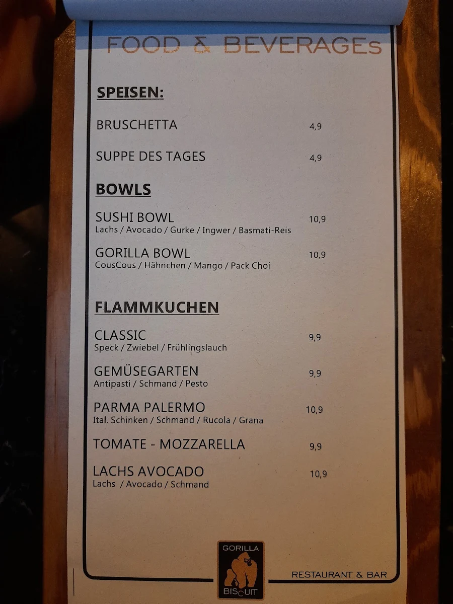 Speisekarte photo 2