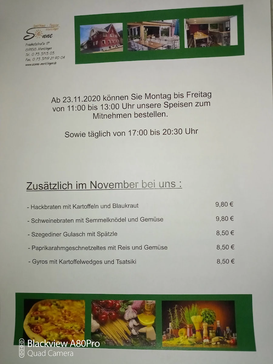 Speisekarte photo 1