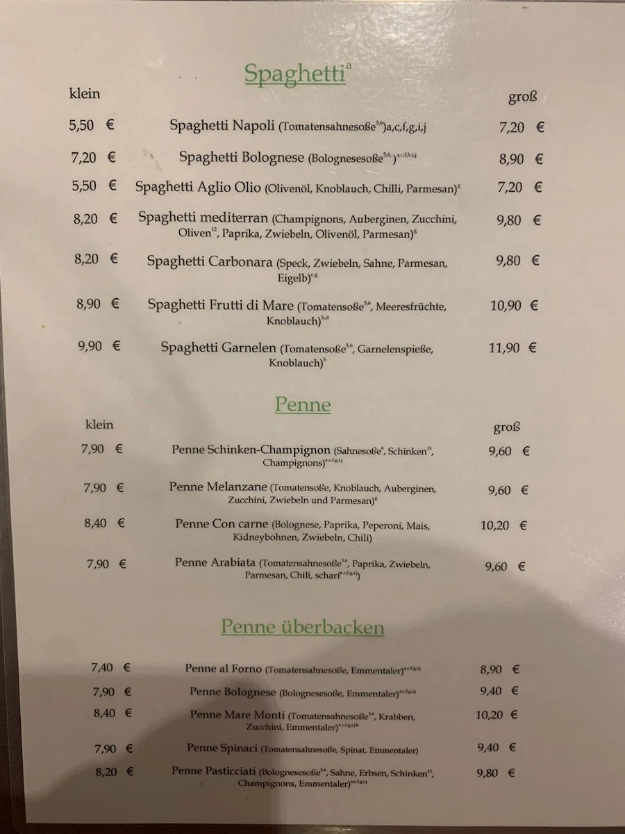 Speisekarte photo 2
