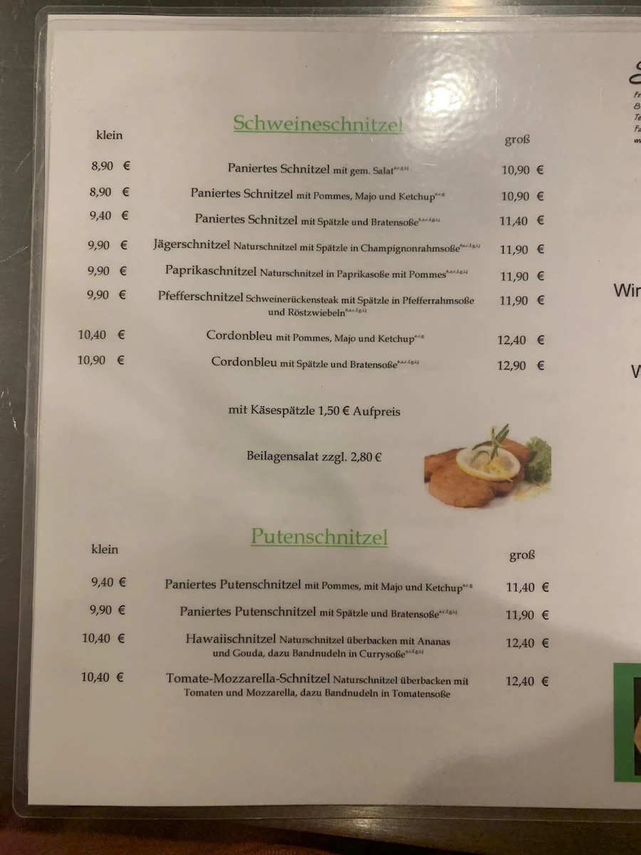 Speisekarte photo 8