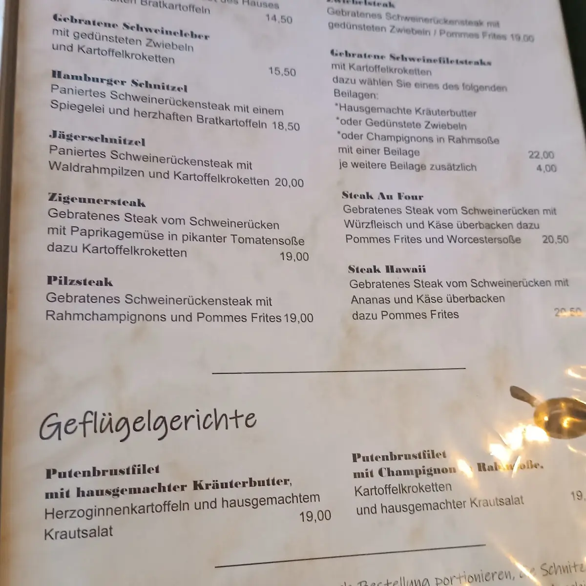 Speisekarte photo 2