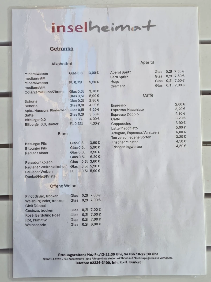 Speisekarte photo 2