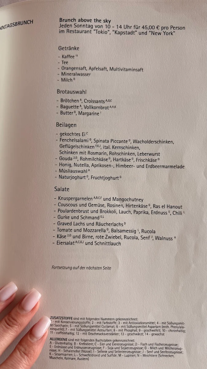 Speisekarte photo 1