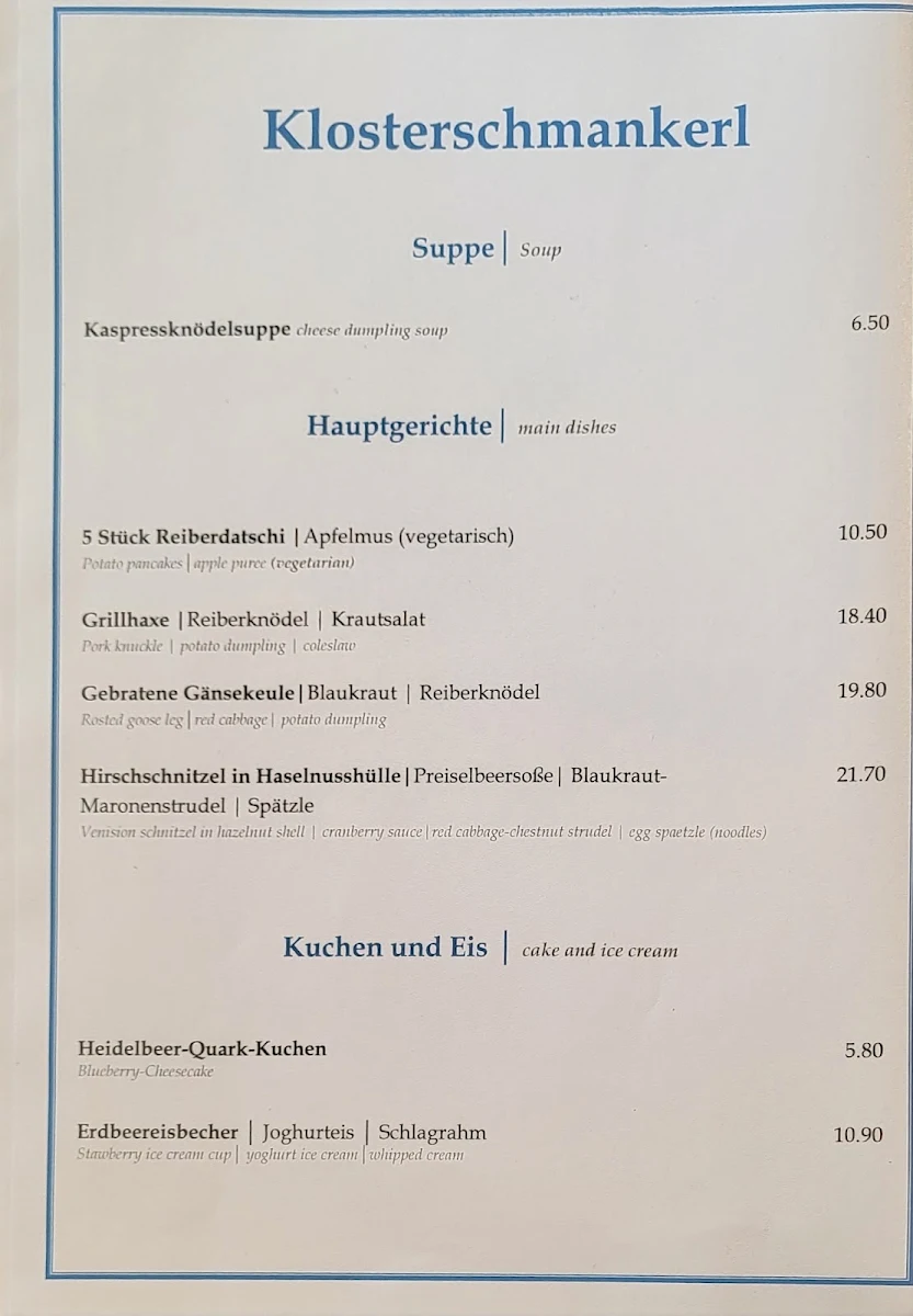 Speisekarte photo 7