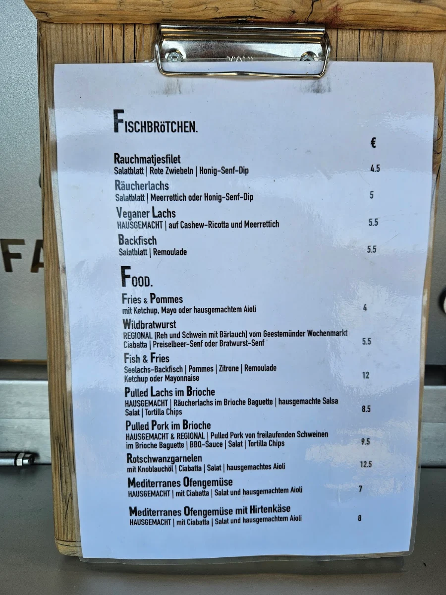 Speisekarte photo 2