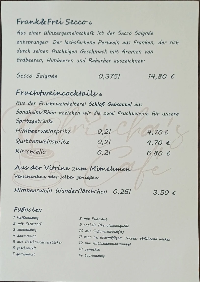 Speisekarte photo 2